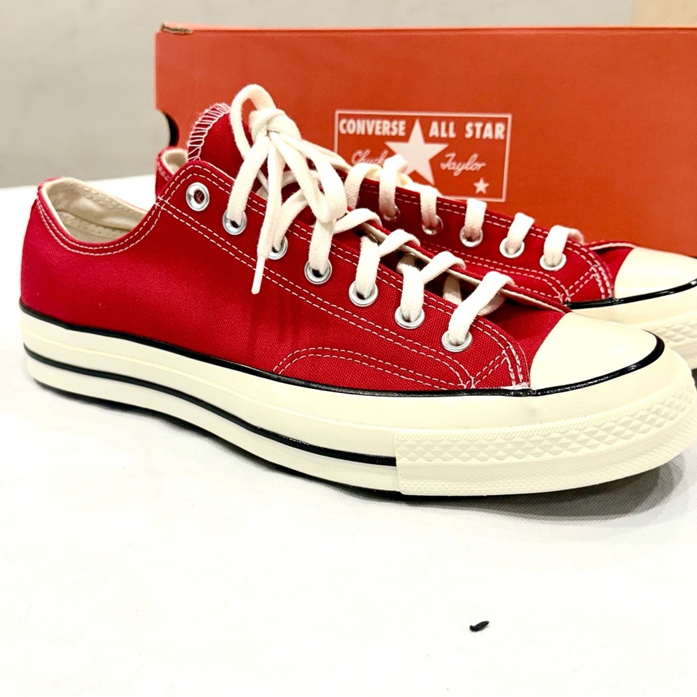 Converse 164949C All Star Chuck Taylor 70 Ox Enamel red/ Egret unisex shoes
